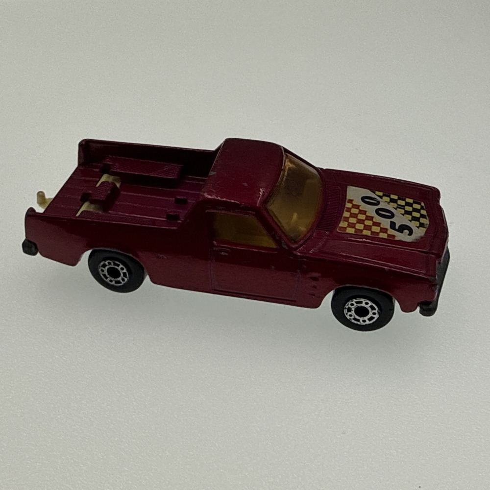 Vintage Purple 1977 Matchbox SuperFast Lesney #60 Holden Pick-Up